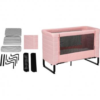 Minicuna From + kit de extensión rosa