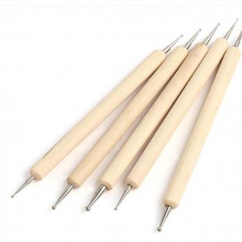 Set de bolígrafos de madera para manicura