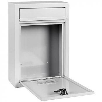 White Steel Door Mailbox – Home Vida