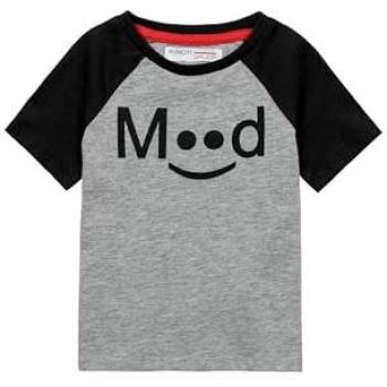 MINOTI T-Shirt Grau-Schwarz Kombi