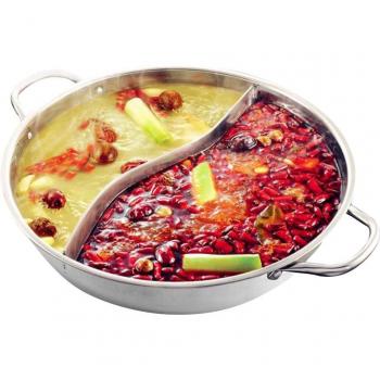 Marmite à fondue en acier inoxydable 28cm