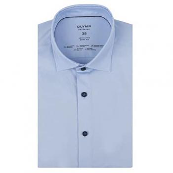 Slim Fit OLYMP Businesshemd Jersey hellblau Größe 41