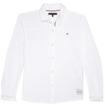 Bianca Camicia Toddler Tommy Hilfiger Long Sleeve