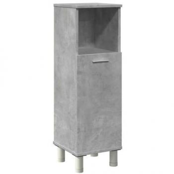 VidaXL 30x30x95 cm Concrete Grey Bathroom Storage Unit