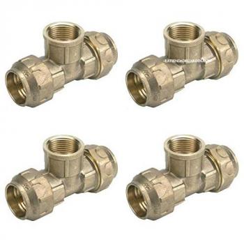 Accessori Ottone Aenor: Raccordi a T Femmina 40 mm