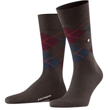 Burlington Edinburgh Bruine Sokken