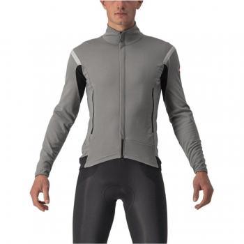 Chaqueta Castelli Perfetto RoS 2 Rosso Corsa GORE-TEX INFINIUM™ gris níquel
