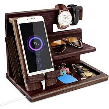 Wooden Organiser Gifts for Dad Men Husband
