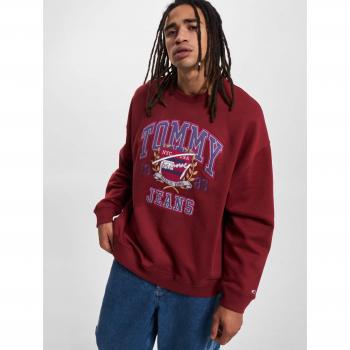 Sudadera de Algodón Orgánico Tommy Jeans para Hombre en Color Granate