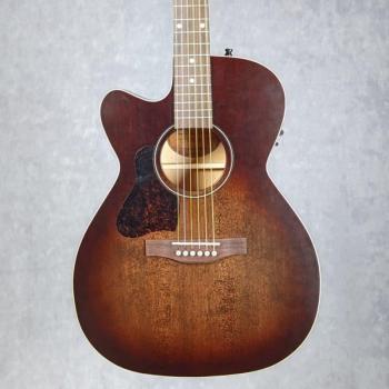 Legacy Concert Custom Walnut Lefty Bourbon Burst by Art & Lutherie