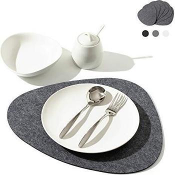 Set de Couverts Feutre Gris