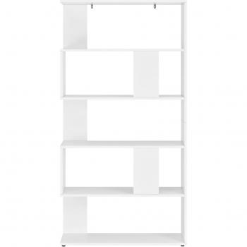 Étagère contemporaine blanche 159 x 80 x 24 cm