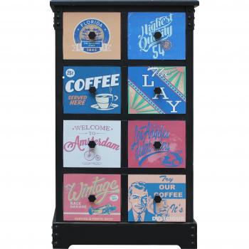 SIT-Möbel TV-Bank Forest 8010‑11 – FSC-zertifiziertes MDF in Antikfinish, 57,2 × 32 × 96 cm, bunt