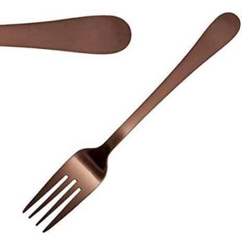 Olympia Copper Dessert Fork Set of 12
