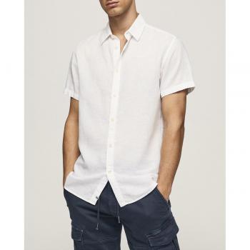 Camisa 100% algodón y lino Pepe Jeans
