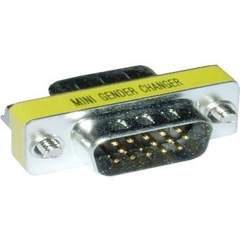 Adattatore Mini HD15 VGA Maschio-Argento Compatto