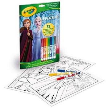 Libro de Aventuras Frozen con Kit de 7 Rotuladores Crayola