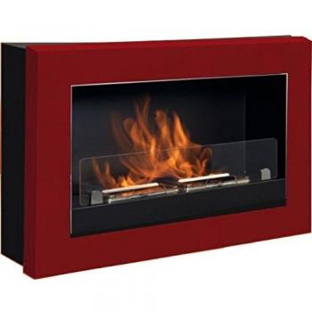 Stufa a Bioetanolo Treviso, Acciaio Rosso, Potenza 3 kW