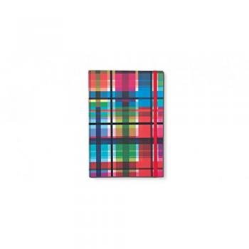 Gummiband‑Notizbuch DIN A5 Zigzag (15 × 21,3 × 1,5 cm)