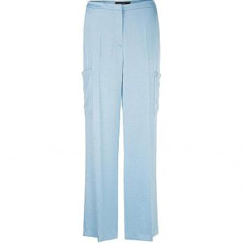 Marc Cain Flowing Light Blue Cargo Pants Size 42/XL