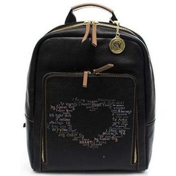 Zaino Da Donna in Pelle Nera HM-002