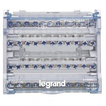 Legrand Distributore di sbarre 4P 100A 10 uscite 6 moduli