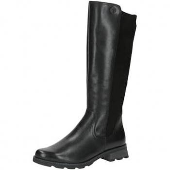 Stivali in Pelle Caprice per Donna Nero