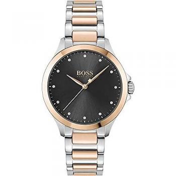 Hugo Boss Women's Grace Stainless Steel Strap Watch with Quartz Movement
