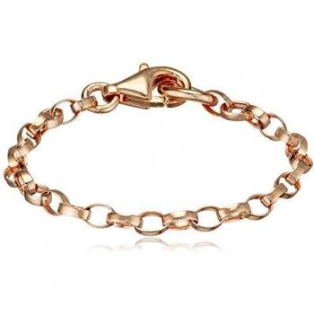 Cadena de extensión de plata bañada en oro rosa 18k de Thomas Sabo