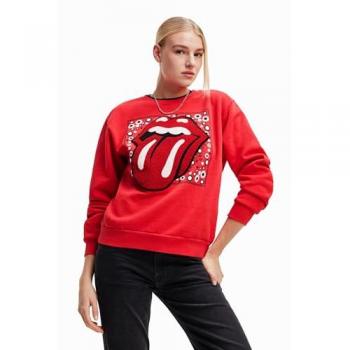 Sudadera Desigual The Rolling Stones Roja