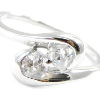 Collana Argentata “Câlin” Cuori 54 Bianco