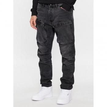 G-Star 3D Straight Cargo in Nero Moon 35