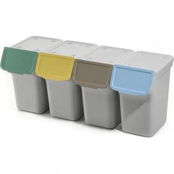 Poubelle Sélective KADAX Couverture Plastique 20 L