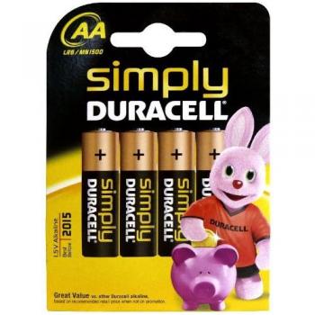 Duracell Simply AA 4 Pack