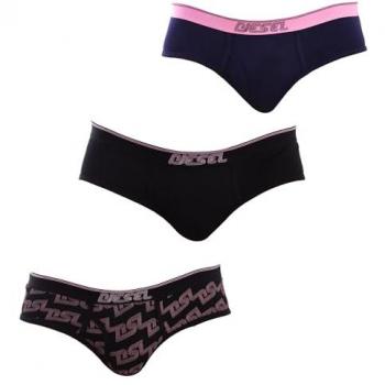 Set di 3 Slips in Cotone Stretch A04030-0HJAQ Nero L