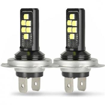 Éclairage LED automobile 6000K H4 H7