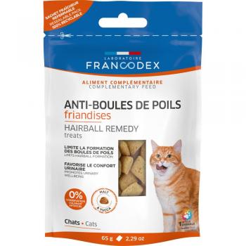 Aliment complémentaire CHAT D'INTÉRIEUR Friandises Chat Malt&yucca 65G FRANCODEX