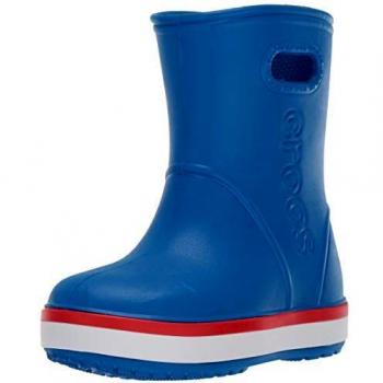Crocs Bottes de Pluie Crocband, Enfant, Bleu (Bright Cobalt/Flame 4kd)