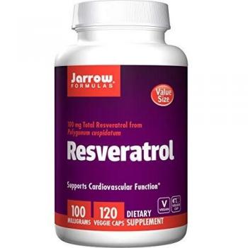 Jarrow Formulas Resveratrol Plus (100mg, 120 Vegan Capsules)