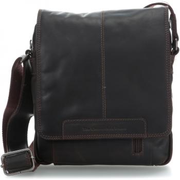 Chesterfield 22 cm Brown Leather Pull‑Up Shoulder Satchel