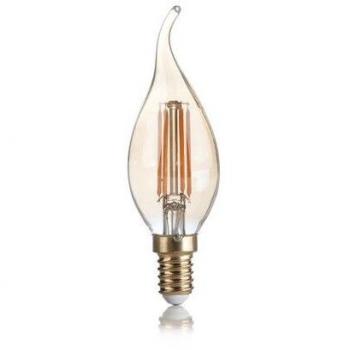 E14 Lampadina LED Colpo di Vento 4W 2200K Vintage Ambra – Pack 10