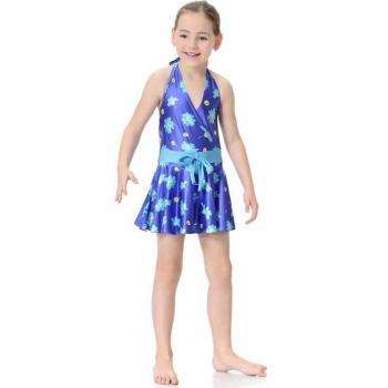 Printed Beach Wear Modest Swimsuit