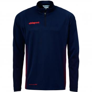 Score Youth Half‑Zip Pullover – Navy & Fluorescent Red (6–7 yr. Boys/Girls)