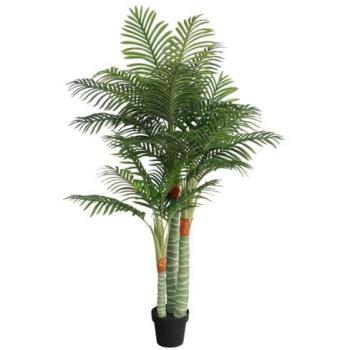 Palmera artificial con 3 troncos 180 cm