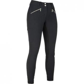 Women’s Alos Full‑Seat Breeches – Lia High Waist, Black (24)