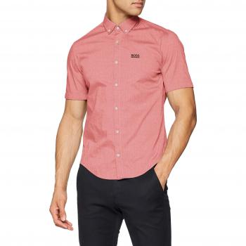 BOSS Athleisure Herren BIADIA_R Hemd, per Pack, Rot, Medium