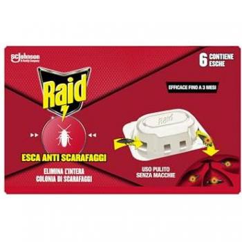Raid Scarafagi Stopper Insetti Zero Odore 6 pezzi