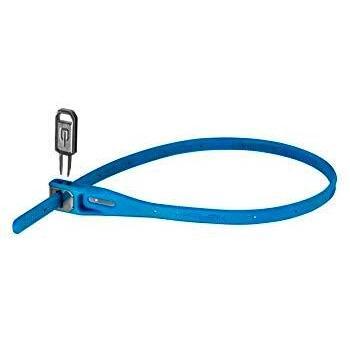 Cyan Hiplok Z-Lok Armoured Security Tie (Single)
