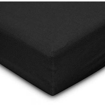 Drap Housse 160x200 Flowen Coton Jersey Gris foncé