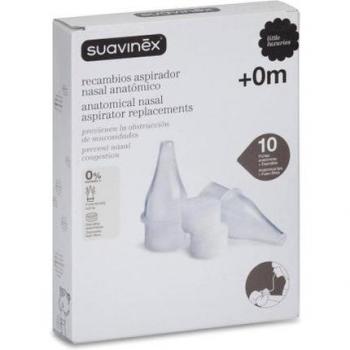 Suavinex Recambio Aspirador Nasal Anatómico +0M 10 Uds